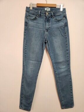 Paige Hoxton Ultra Skinny High Rise Stretch Denim Jeans Medium Wash Size 29